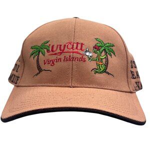 Wyatt Virgin Islands Brown Cap Hat Adjustable Cap Cobra 2007 Turn Around
